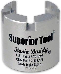 03825 Basin Buddy Faucet Nut Wrench-Wrench to Grab Metal, Pvc, Plastic, and Coup