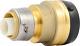 1-1/2 Inch X 1 Inch Reducing Coupling, Push To Connect Brass Plumbing Fitting, P