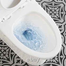 1- Piece Toilet 0.8 GPF/1.28 GPF High Efficiency Dual Flush Elongated ADA Height