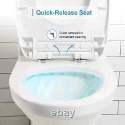 1- Piece Toilet 0.8 GPF/1.28 GPF High Efficiency Dual Flush Elongated ADA Height