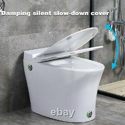300 MM Electronic Toilet Close Coupled Modern Bathroom WC Dual Flush Siphon