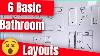6 Basic Bathroom Layouts What Works Best U0026 What Doesn T Make Sense