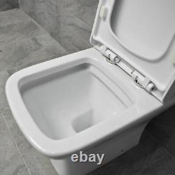605 Rimless Short Projection Toilet Close Coupled WC Pan Back to Wall Seat