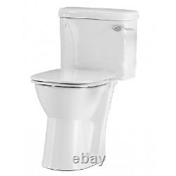 Akw Raised Comfort Disabled Height Complete Toilet With Ergonomic Seat And LID