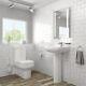 Ashford Rimless Close Coupled Toilet And Basin Suite
