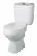 Base Ceramic White Close Coupled Modern Cloakroom Bathroom Wc Toilet Pan
