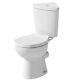 Bathroom Close Coupled Corner Toilet Space Saving Wc Pan Soft Close Seat Cistern
