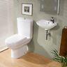 Bathroom Suite Basin Sink Close Coupled Toilet Wc Pan 360 1 2 Tap Hole Cloakroom
