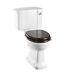Burlington Close Coupled Toilet With Slimline Push Button Cistern, P5 & C4