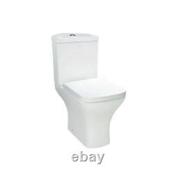 Close Coupled Rimless Corner Toilet with Soft Close Seat Austin