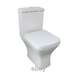 Close Coupled Rimless Toilet with Soft Close Seat Austin