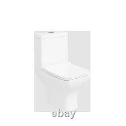 Close Coupled Short Projection Toilet with Slim Soft Close Seat Austin
