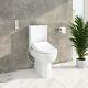 Close Coupled Toilet With Smart Bidet Toilet Seat