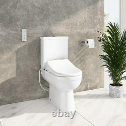 Close Coupled Toilet with Smart Bidet Toilet Seat