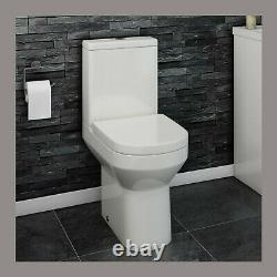 Comfort Height Toilet Round Close Coupled Bathroom WC (PROMO)