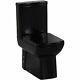 Creavit Black Square Pan Close Coupled Toilet Cistern Wc Seat Made In Turkey