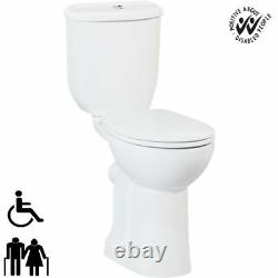 Creavit Disabled Doc M Close Coupled Toilet Comfort Height Pan P Trap soft Seat