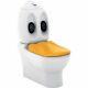Creavit Ducky Back To Wall Wc Pan Close Coupled Toilet Design Children Junior