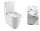 Creavit Fe360 Back To Wall Close Coupled Combined Bidet Toilet Pan Wc Soft Seat