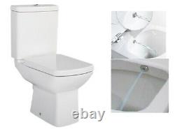 Creavit Lara Combined Bidet Square Pan WC P Trap Toilet close coupled P Trap sea