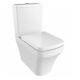 Creavit Square Rimless Close Coupled Toilet Pan Wc Back To Wall Soft Close Seat
