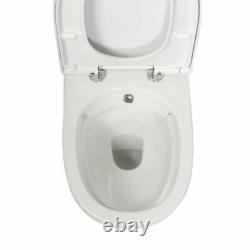 Creavit combined Bidet Rimless Close Coupled Toilet Pan WC Back to wall softSeat