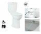 Disabled Doc M Combined Bidet Close Coupled Toilet Wc Comfort Height Pan P Trap