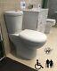 Doc M Comfort Raised Height Toilet Wc Elderly Disabled Close Coupled Soft Close
