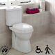 Doc M Comfort Raised Height Toilet Wc Elderly Disabled Close Coupled Soft Close