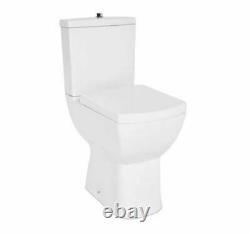 Doc M Square Comfort Raised Height Toilet Pan WC Elderly Disabled Close Coupled