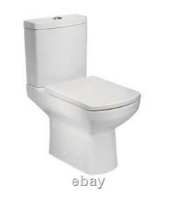 Doc M Square Comfort Raised Height Toilet Pan WC Elderly Disabled Close Coupled