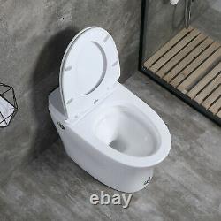 Dual Flush Electron pulse Close Coupled Bathroom Toilet Soft Close Seat