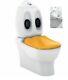 Ducky Back To Wall Wc Pan Close Coupled Toilet Combined Bidet Children Junior