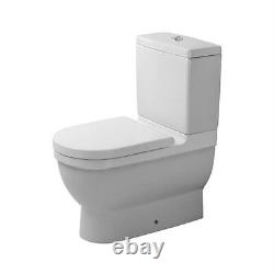 Duravit 0128090092 Starck 3 Dual Flush Two-Piece Floor Mounted Close Coupled