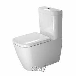 Duravit 2134090092 Happy D. 2 Floor-Mounted Close Coupled Elongated Toilet