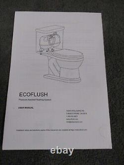 ECO FLUSH TOILET complete unit replacement B8104 ECOFLUSH Pressure-Assist Flush