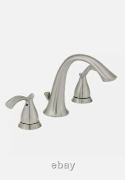 Edgewood 8 in. Widespread High-Arc Bathroom Faucet Brushed Nickel 125 344