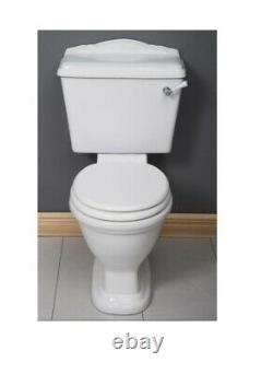 Este Victorian Traditional Close Coupled Toilet Pan WC Lever Cistern Seat
