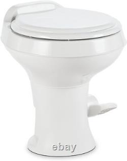 Flush Toilet Powerful Triple Jet Action Flush with Adjustable Water Level