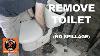 How To Remove A Toilet In A Bathroom Without Nasty Spillage Step By Step By Home Repair Tutor