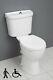 Icare Disabled Doc M Close Coupled Toilet Comfort Height Pan Cistern Seat