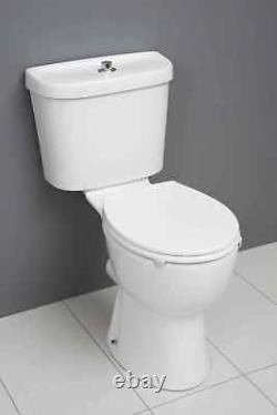 iCare Disabled Doc M Close Coupled Toilet Comfort Height Pan Cistern Seat 