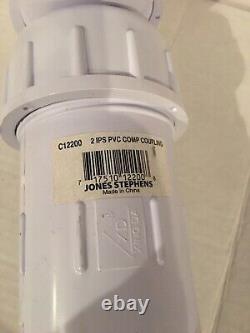 Jones Stephens 2 IPS PVC Comp Coupling C12200