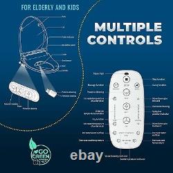 Keliss B01 Electronic Smart Bidet Toilet Seat with Remote Control, Massage