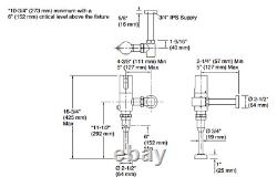Kohler Automatic Urinal Flush Meter Model# 7546-CP 0.125 GPF