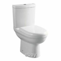 Kompact Freedom Close Coupled Toilet Pan WC 630mm softclose Seat