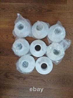 LOT of 8 PVC Drain Flange Coupling for Tile Floor Signature Hardware SH439001WH