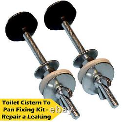 Leaking Toilet Close Coupling Cistern Bolts Fixings Tank Pan WC Loo Water Bowl