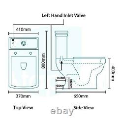 Line Traditional Close Coupled Toilet with Soft Close Seat