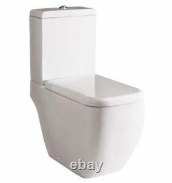 Metropolitan Close Coupled Toilet WC Push Button RAK Cistern Soft Close Seat